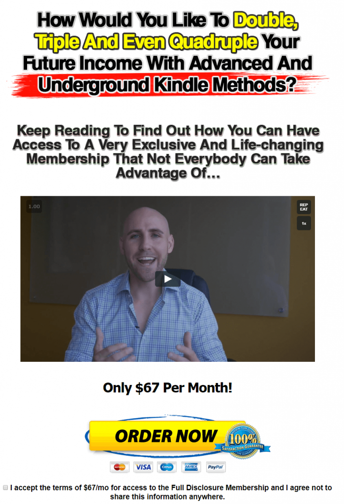 K Money Mastery Full Disclosure OTO1