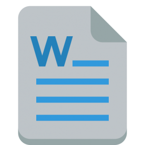 Word File Icon