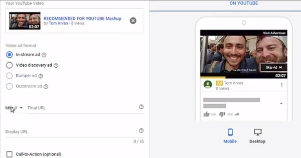 YouTube Ad Setup