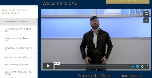 SAS dashboard