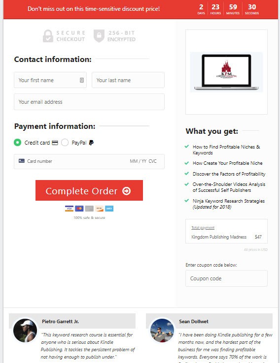 Thrivecart Examples