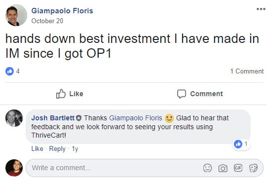 thrivecart testimonial 2