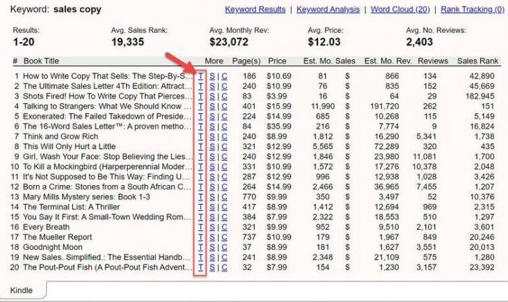 KDSpy Other Book Competition Tracking