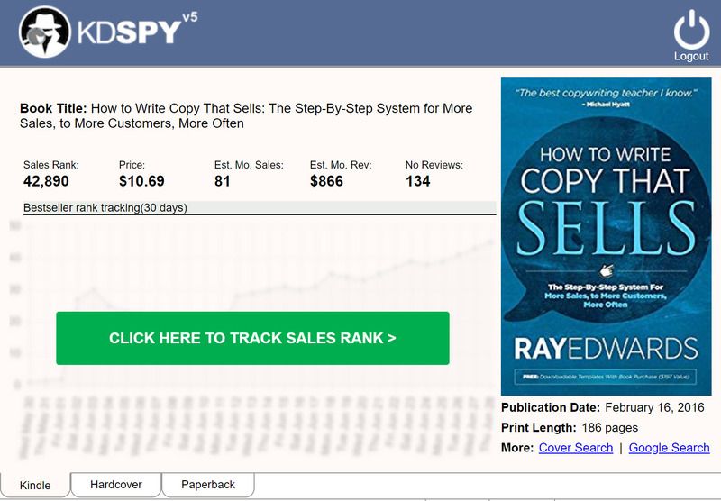 Track Sales Rank of Any Book