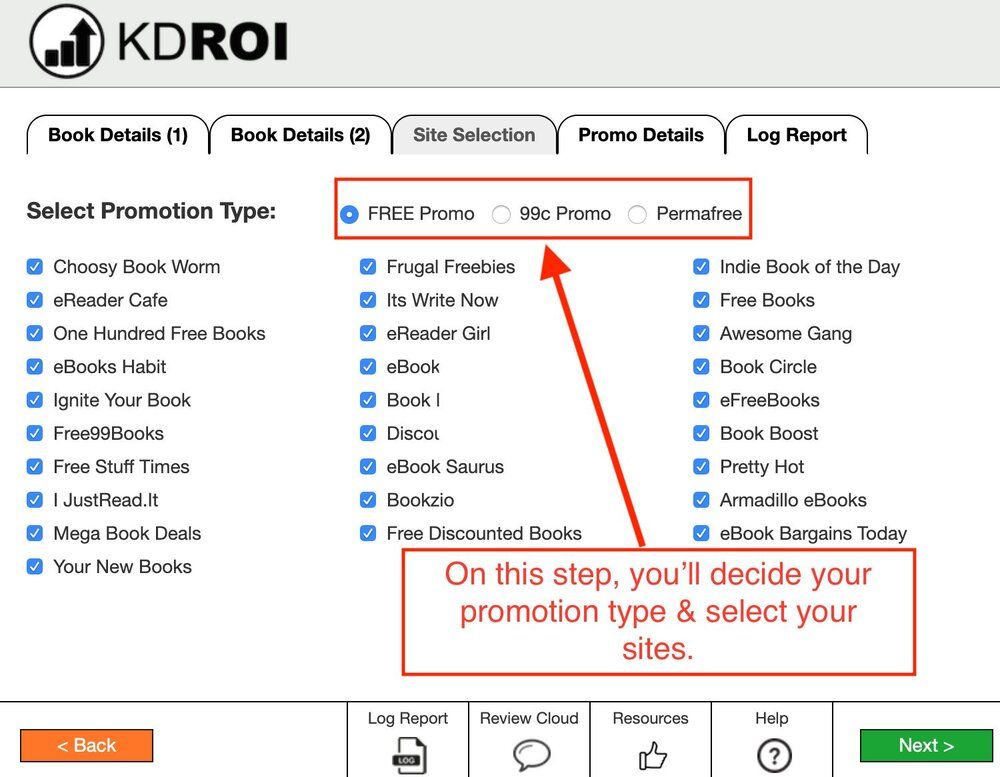 KDROI Book Promotion Sites