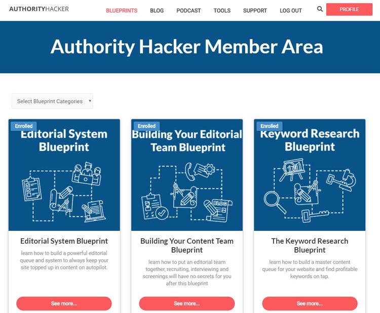 Authority Hacker Member Area