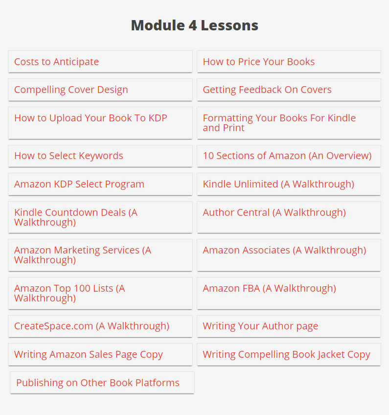 Authority Pub Academy Module 4 Lessons