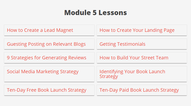 Authority Pub Academy Module 5 Lessons