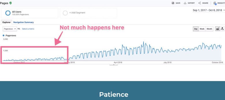 Google Analytics - Patience Image from TASS