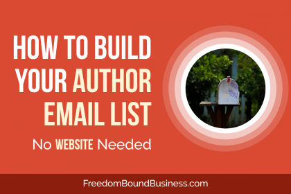 How to Build Your Author Email List