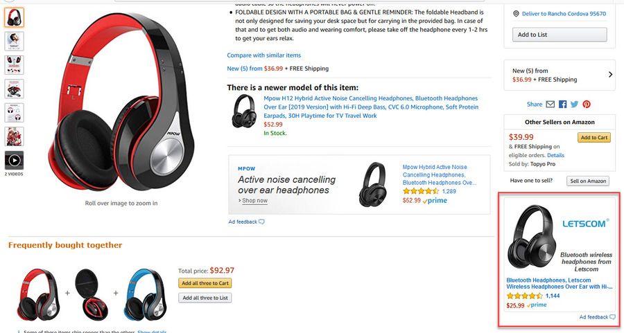Product Display Ads Example