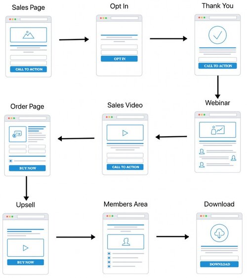 Sales Funnel Diagram