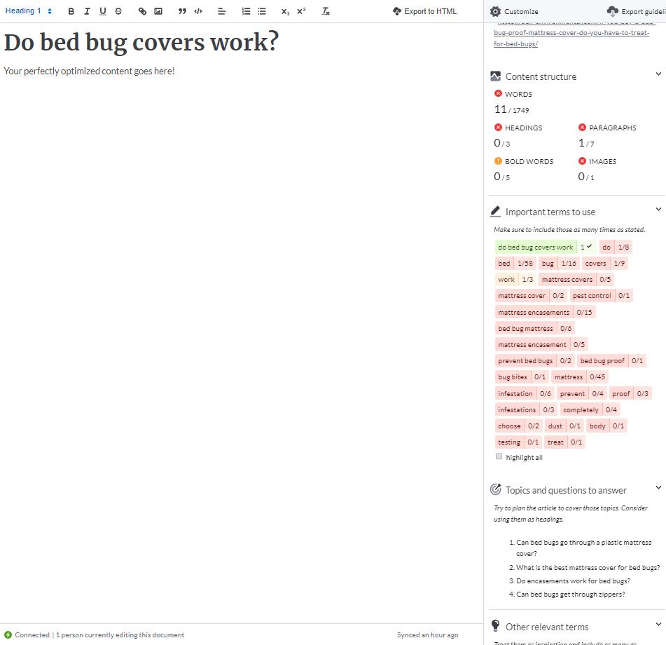 Surfer Content Editor Step 3