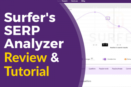 Surfer SEO SERP Analyzer Tutorial