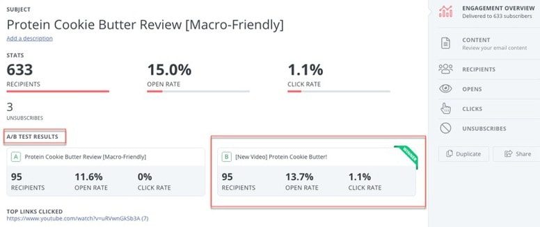 email marketing platform stats