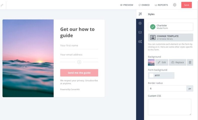 visual builder