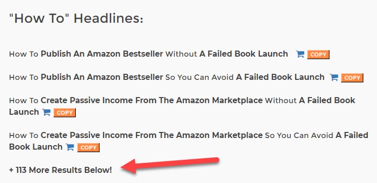 sales funnel headlines
