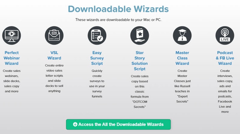 Funnel script wizards