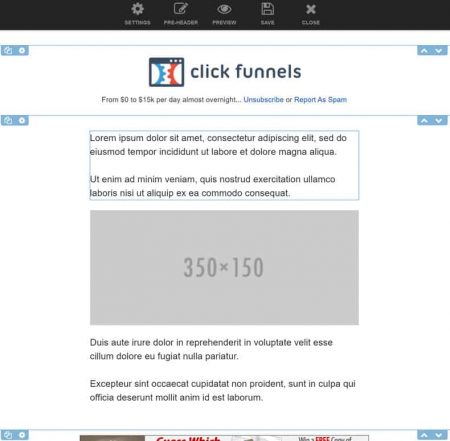 Actionetics Email Editor