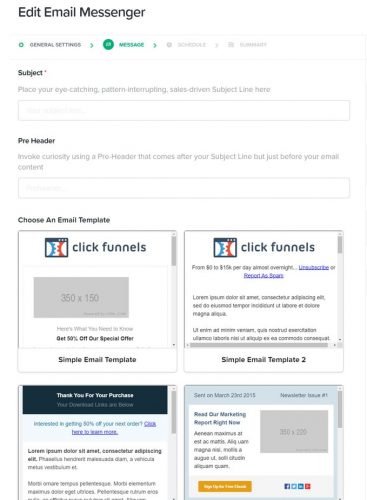 email templates