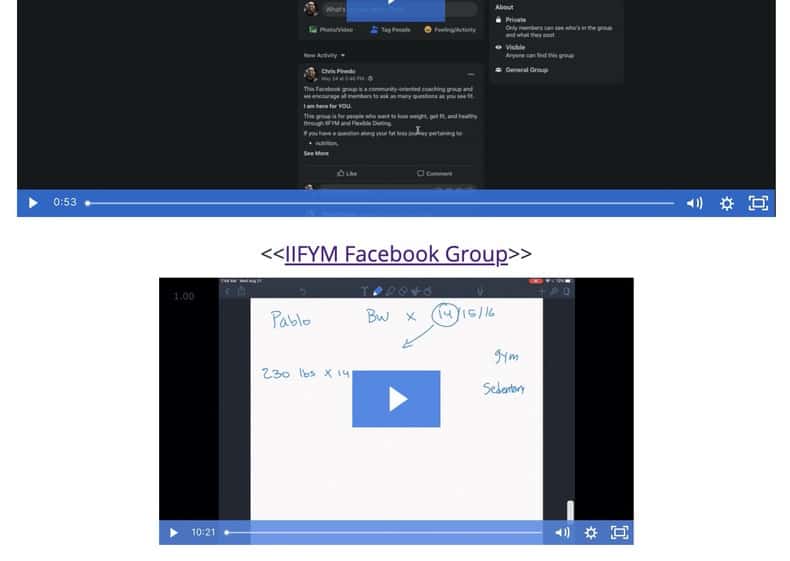 course landing page