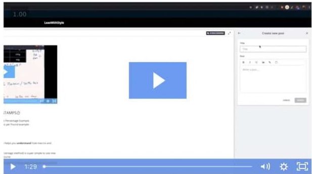 create courses thinkific video file