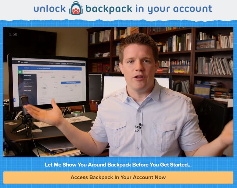 unlocking clickfunnels backpack