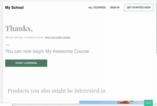selling online courses with upsells