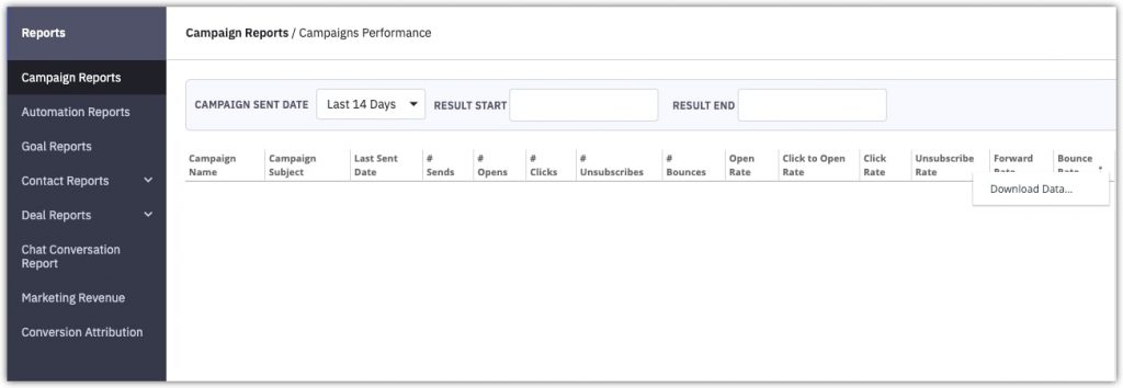reporting features