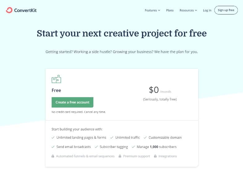convertkit autoresponder marketing software