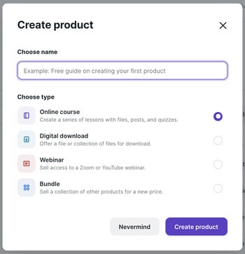 sell digital downloads