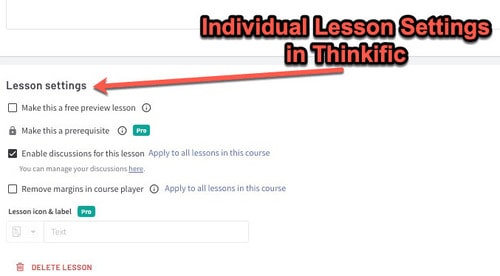 prerequisite lessons