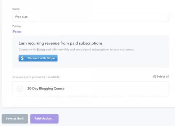 create memberships