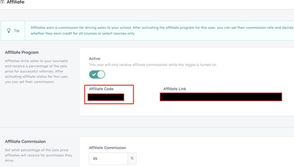 affiliate program