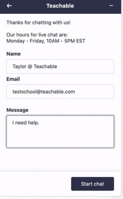 teachable support