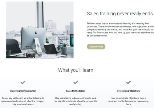 sales pages