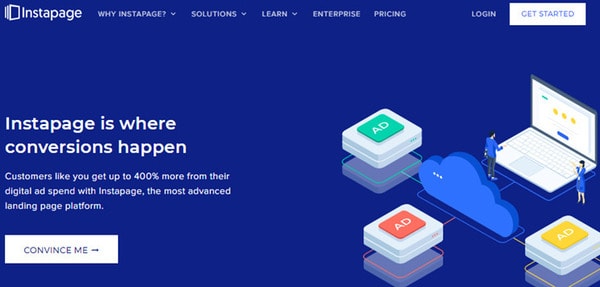 high converting landing pages with instapage