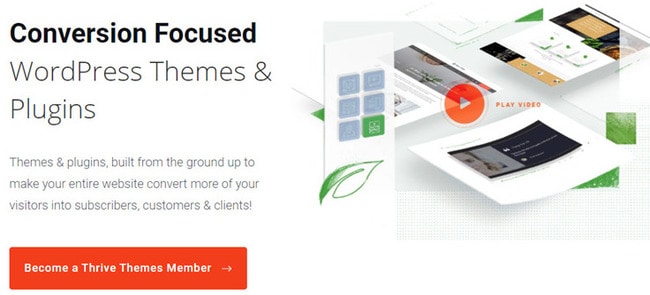 online businesses use thrive themes