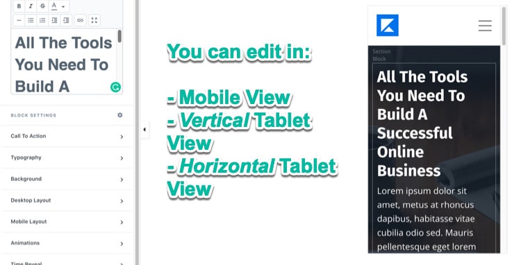 online course edit one place