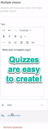 online course quizzes