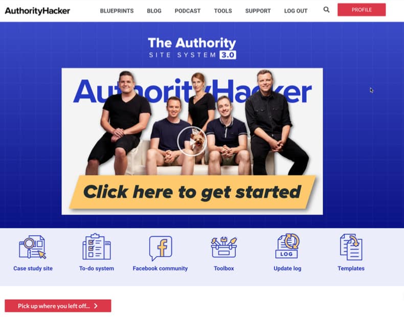 course pages