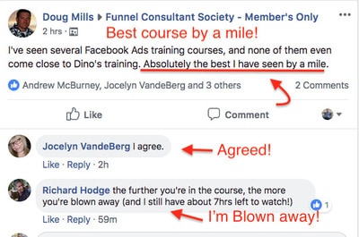 Dino Gomez Facebook Ads Testimonial Review Exit Image