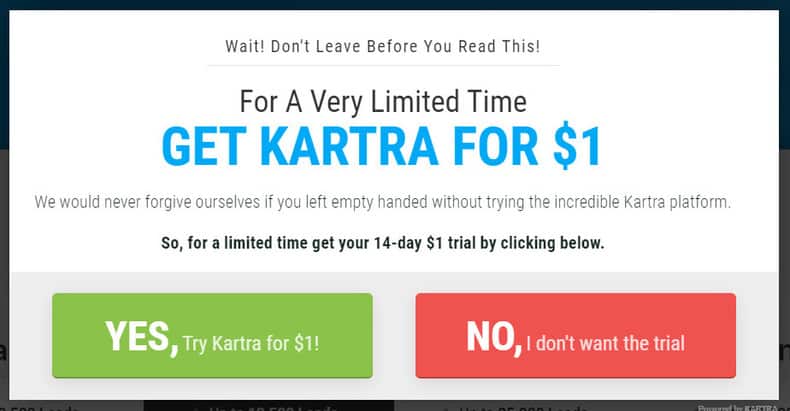 kartra trial