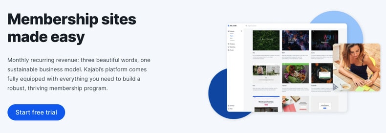 kajabi offers membership model