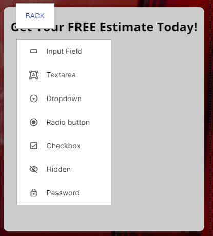 signup forms