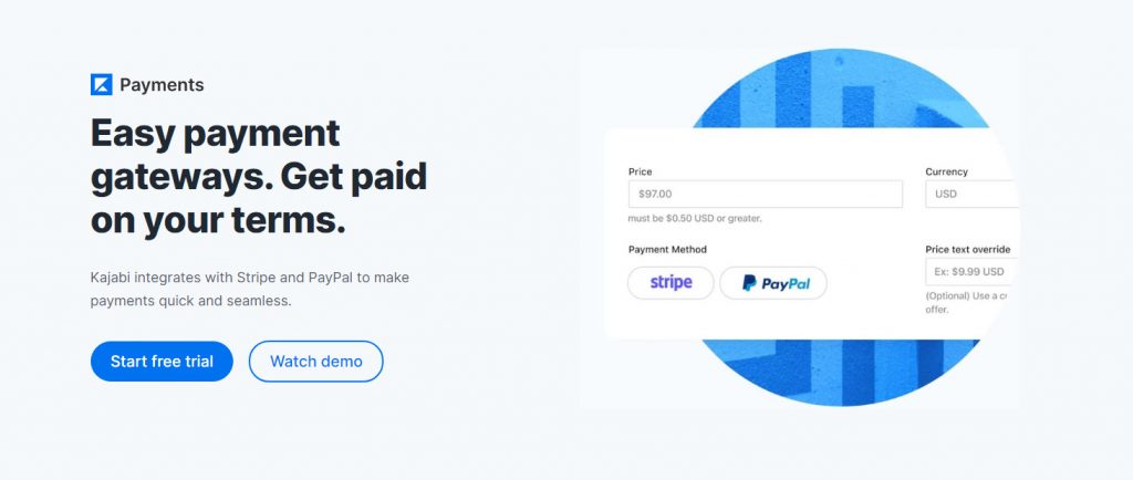 payment setup process