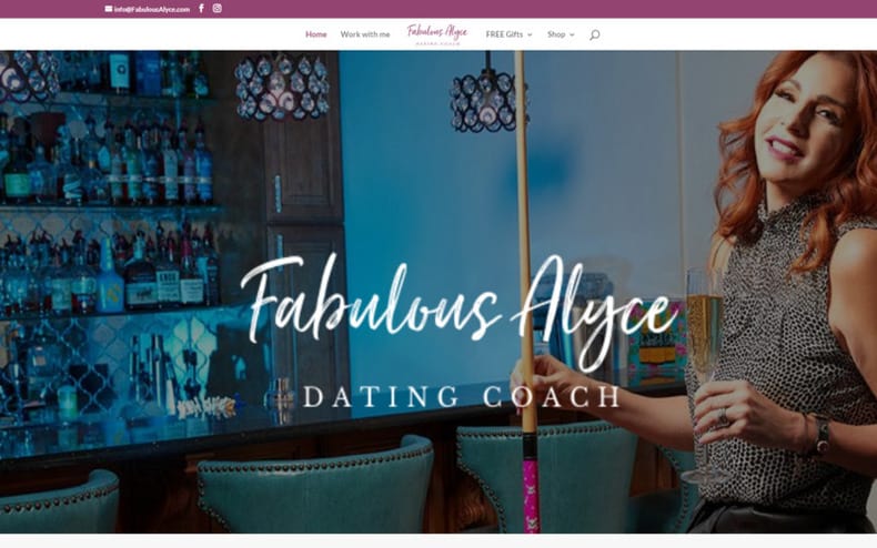 Fabulous Alyce Website Home Page