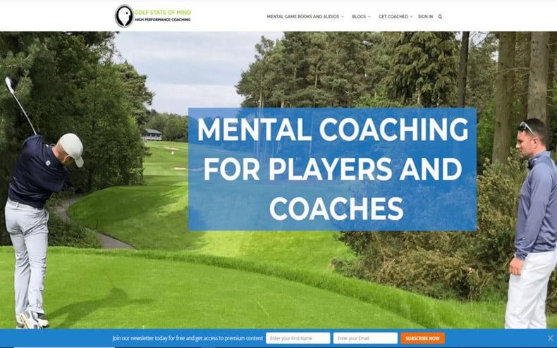 in depth golf site