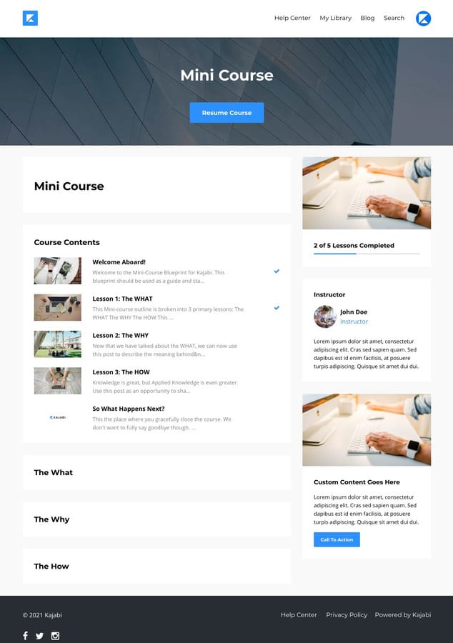 great for online courses