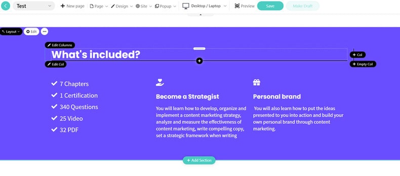page builder